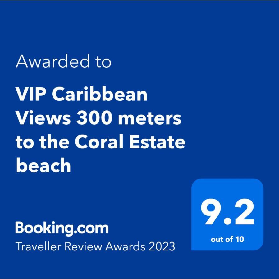 Vip Caribbean Views 300 Meters To The Coral Estate Beach Willibrordus Экстерьер фото